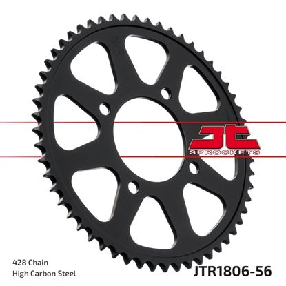 Picture of JT Rear Sprocket Suzuki VL125 Intruder 00-07 (1806-56) (Single)