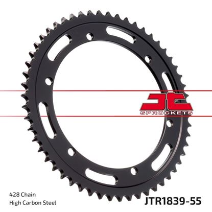 Picture of JT Rear Sprocket Yamaha SR500 91-00 (1839-55) (Single)