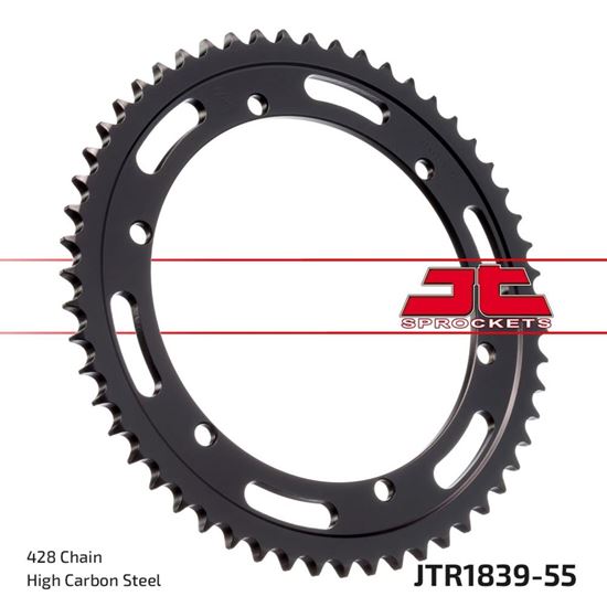 Picture of JT Rear Sprocket Yamaha SR500 91-00 (1839-55) (Single)