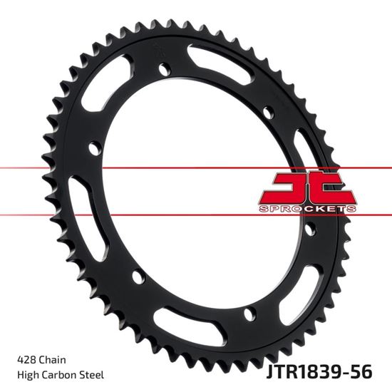Picture of JT Rear Sprocket Yamaha SR400 14-17 (1839-56) (Single)
