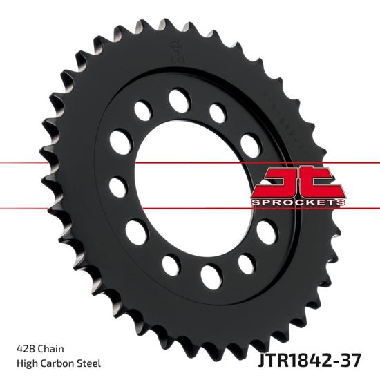 Picture of JT Rear Sprocket Yamaha DT125E 74, DT175 75-77 (1842-37) (Single)