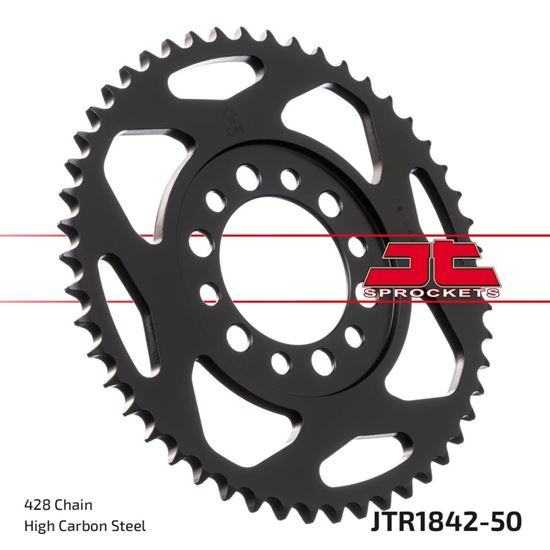 Picture of JT Rear Sprocket Yamaha TW125 99-02, TW200 95-21 (1842-50) (Single)