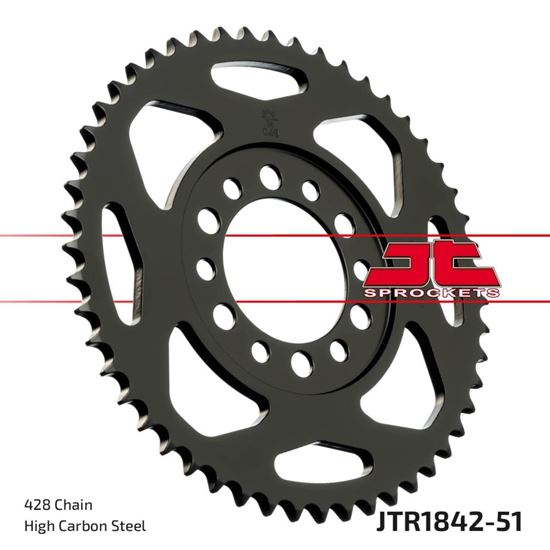 Picture of JT Rear Sprocket Yamaha YZ80 80 (1842-51) (Single)