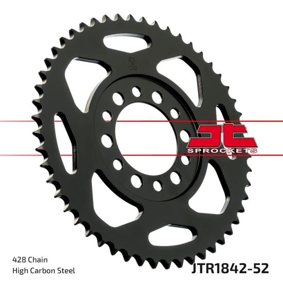 Picture of JT Rear Sprocket Yamaha TY125 89 (1842-52) (Single)