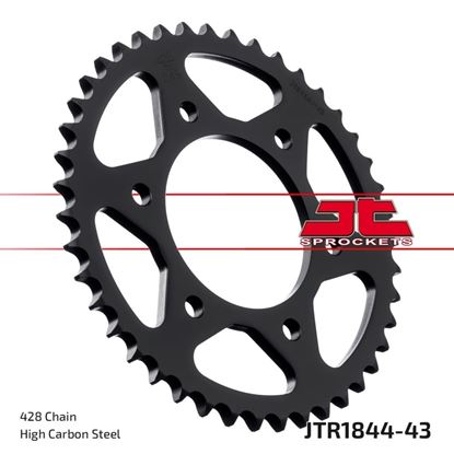 Picture of JT Rear Sprocket Yamaha YS125 17-19 (1844-43) (Single)