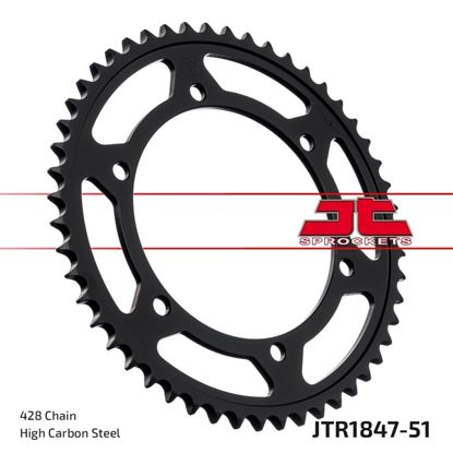 Picture of JT Rear Sprocket Yamaha TZR80R 96, TZR125RR 96-00 (1847-51) (Single)