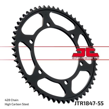 Picture of JT Rear Sprocket Yamaha FZR400RR EXUP 90-95 (1847-55) (Single)