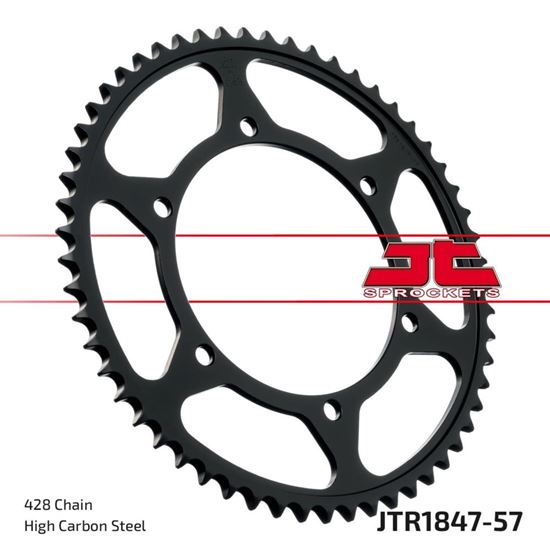Picture of JT Rear Sprocket Yamaha TDR125 93-01 (1847-57) (Single)
