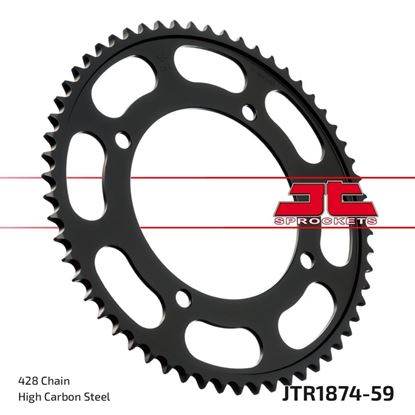 Picture of JT Rear Sprocket Yamaha XVS125 Dragstar 00-04 (1874-59) (Single)