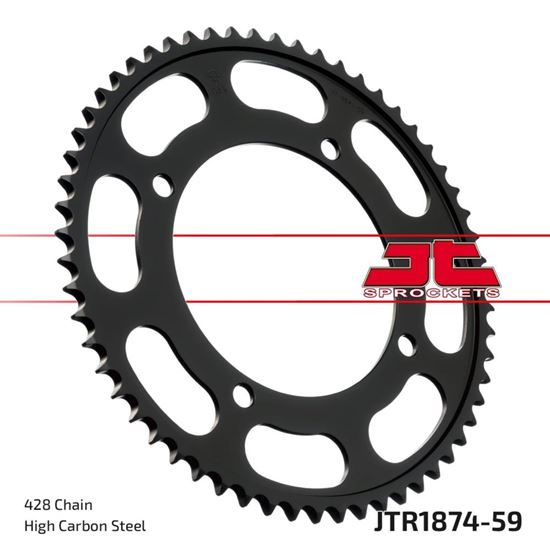 Picture of JT Rear Sprocket Yamaha XVS125 Dragstar 00-04 (1874-59) (Single)