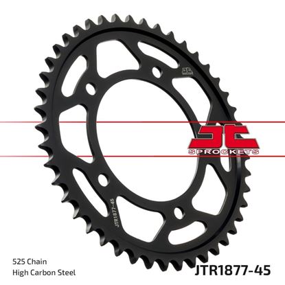 Picture of JT Rear Sprocket Yamaha MT-09 21-22, Tracer 9 21-23, Tracer 9 GT 21-23, XSR900 22 (1877-45) (Single)