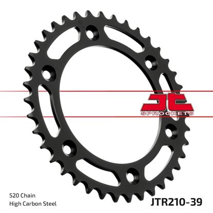 Picture of JT Rear Sprocket Honda CFR230L 08-09, XR250 Baja 96, XR250S 96 (210-39) (Single)
