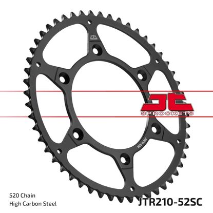 Picture of JT Rear Sprocket Honda CR125R 00-01, 04-07 (Self Cleaning) (210-52) (Single)