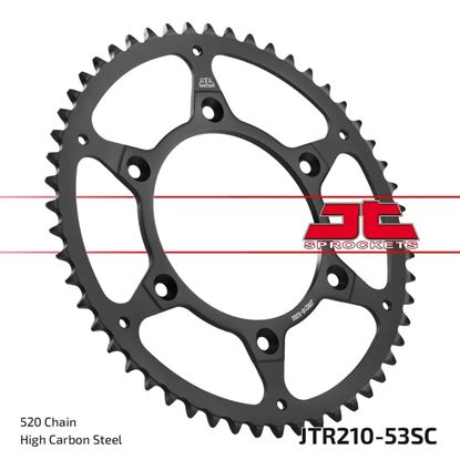 Picture of JT Rear Sprocket Honda CR250R 87, CR250R 90-91, CRF250X 04-17 (Self Cleaning) (210-53) (Single)