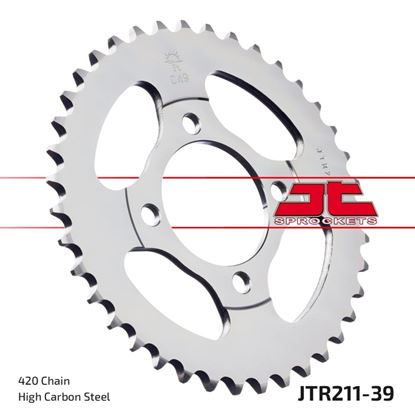 Picture of JT Rear Sprocket Honda C90 Cub 84-02 (211-39) (Single)