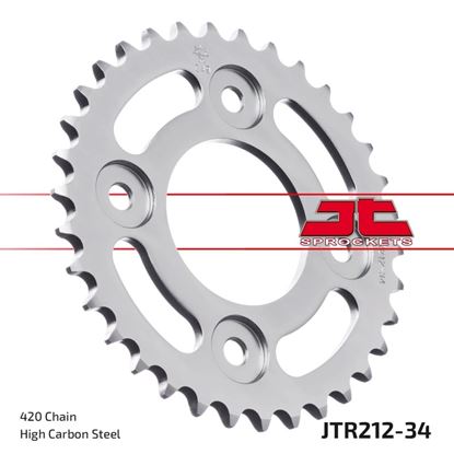Picture of JT Rear Sprocket Honda MSX125 (Grom 125) 13-20, Z125 Monkey 19-21 (212-34) (Single)