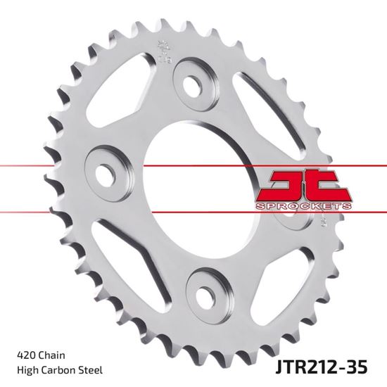 Picture of JT Rear Sprocket Honda ANF125 03-12 (212-35) (Single)