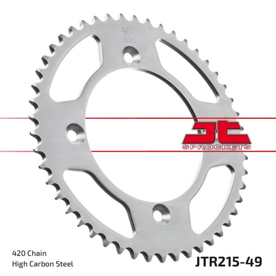 Picture of JT Rear Sprocket Honda CR80R 85-02, CR85R 05-07 (215-49) (Single)