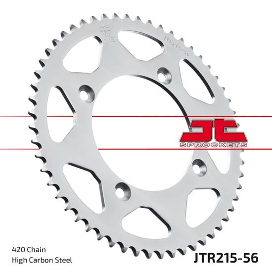 Picture of JT Rear Sprocket Honda CR85RB 03-04, CRF150RB 07-22 (215-56) (Single)