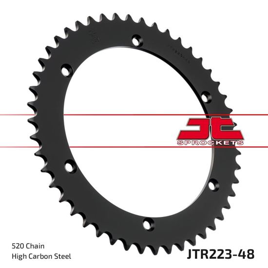 Picture of JT Rear Sprocket Husqvarna 125 WR Enduro 83-84, 500 TC/TE 85-86, 500 WR 83-84 (223-48) (Single)
