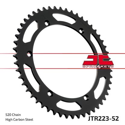 Picture of JT Rear Sprocket Husqvarna 125 CR 84-87, 125 WR Enduro 85-87, 430 CR 84-89, 500 CR 84-88 (223-52) (Single)