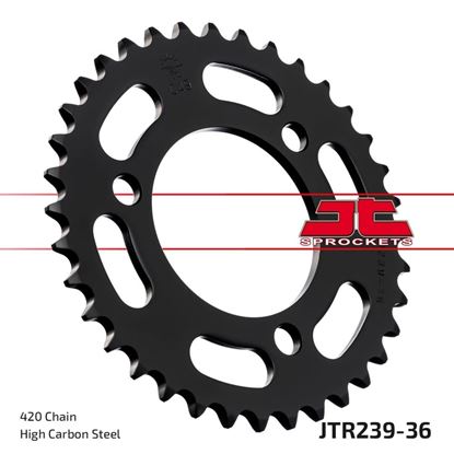 Picture of JT Rear Sprocket Honda MBX80 83-86 (239-36) (Single)
