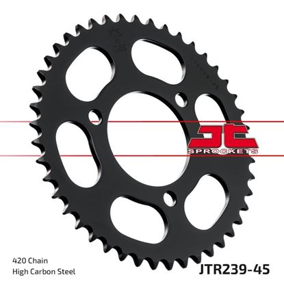 Picture of JT Rear Sprocket Honda MB50 80-82, MBX50 84-86, MT50 80-81,  (239-45) (Single)
