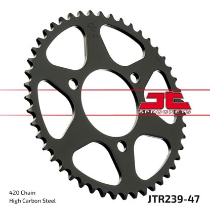 Picture of JT Rear Sprocket Honda MTX50 83-85 (239-47) (Single)