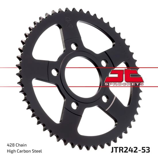 Picture of JT Rear Sprocket Honda XL125R 82-87 (242-53) (Single)