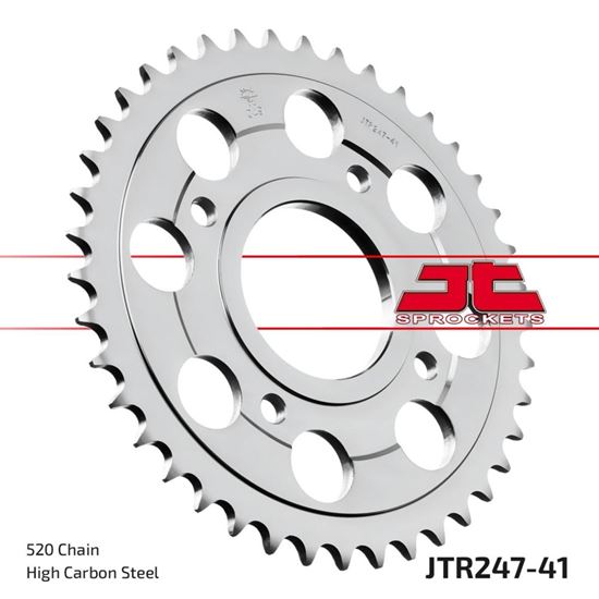 Picture of JT Rear Sprocket Honda CB250ND 78-82, CM250 Custom 82-84 (247-41) (Single)