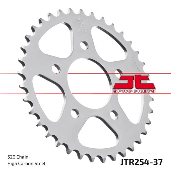 Picture of JT Rear Sprocket Honda CBF250 04-06 (254-37) (Single)
