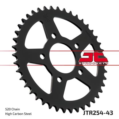 Picture of JT Rear Sprocket Honda XL200R 81-83 (254-43) (Single)