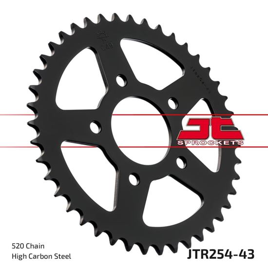 Picture of JT Rear Sprocket Honda XL200R 81-83 (254-43) (Single)