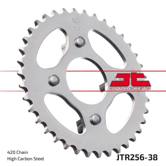 Picture of JT Rear Sprocket Honda C50 70-75, CF50 Chaly 79-86, ST50 90, ST70 78 (256-38) (Single)