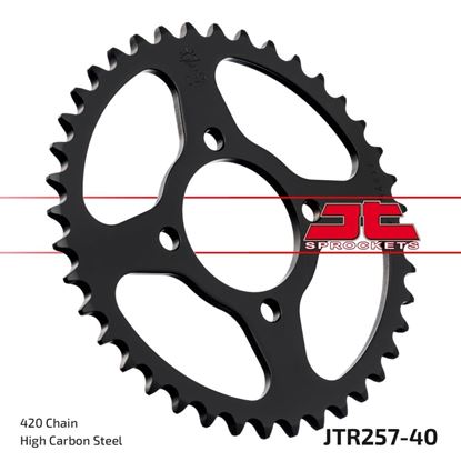 Picture of JT Rear Sprocket Honda C50 80-82, C50 Cub 82-84, C50LA 82-87 (257-40) (Single)