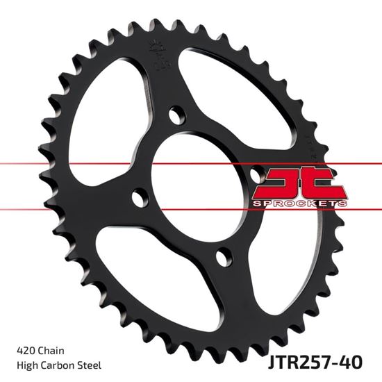 Picture of JT Rear Sprocket Honda C50 80-82, C50 Cub 82-84, C50LA 82-87 (257-40) (Single)