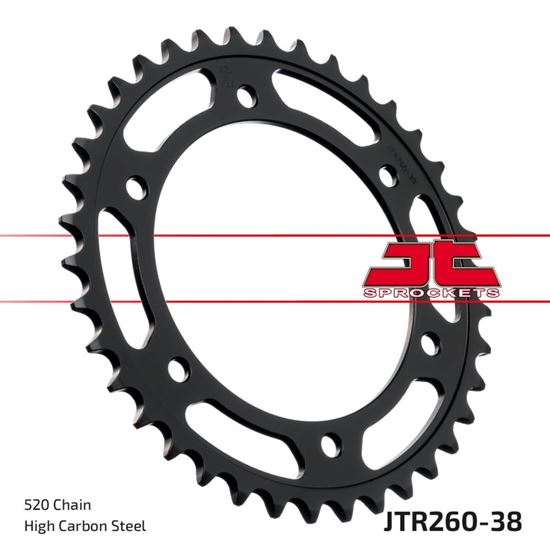 Picture of JT Rear Sprocket Honda XL250R 84-87 (260-38) (Single)