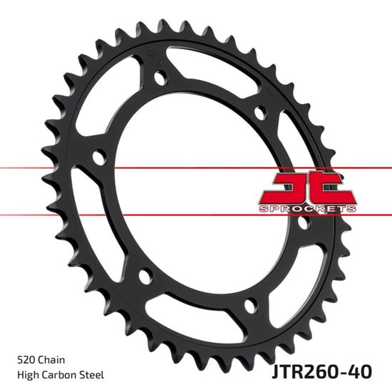 Picture of JT Rear Sprocket Honda XR250L 91-96 (260-40) (Single)