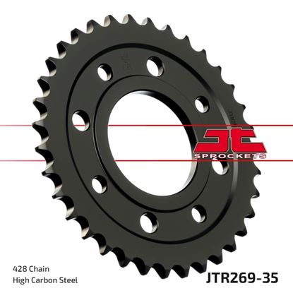 Picture of JT Rear Sprocket Honda EZ90 Cub 93-96, H100A 82-83, CM200T 81-84 (269-35) (Single)