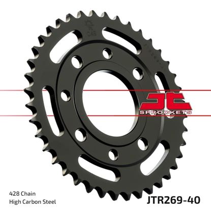Picture of JT Rear Sprocket Honda CB125S 75-79 (269-40) (Single)