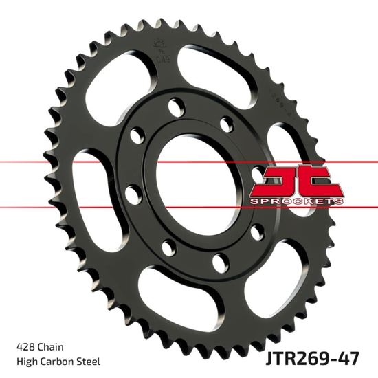 Picture of JT Rear Sprocket Honda NX125 89-90, SL125 76-80, XL125S 80-82 (269-47) (Single)