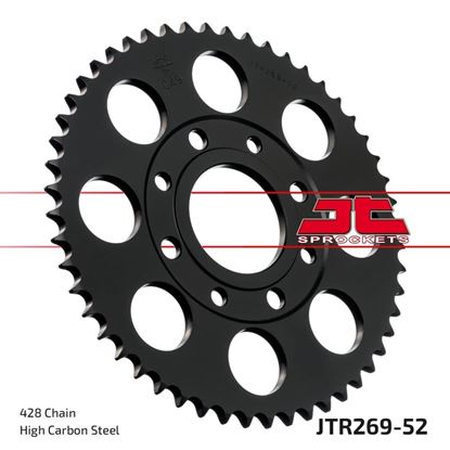 Picture of JT Rear Sprocket Honda CT125 83-89 (269-52) (Single)