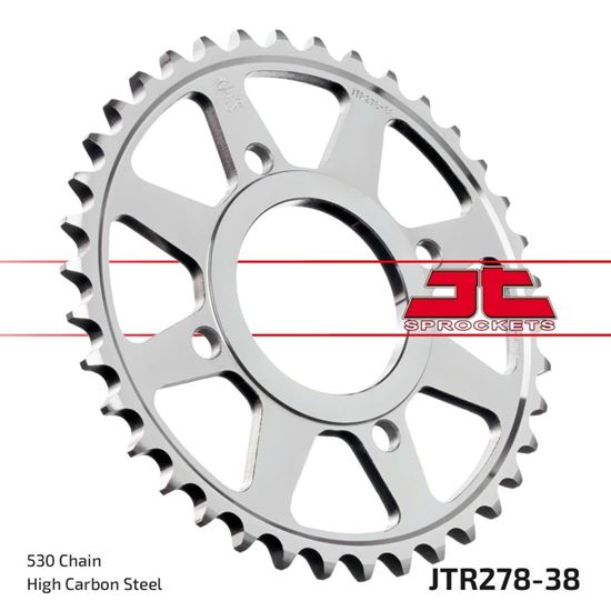 Picture of JT Rear Sprocket Honda CB250K 75, CB250 G5 75-77, CB400/4 75-79 (278-38) (Single)