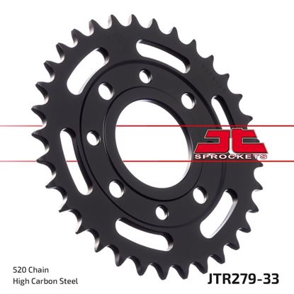 Picture of JT Rear Sprocket Honda NS125F 85-88, NS125R 88-89, CB250 Nighthawk 91-97 (279-33) (Single)