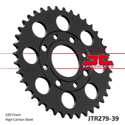 Picture of JT Rear Sprocket Honda MBX125 84-85 (279-39) (Single)