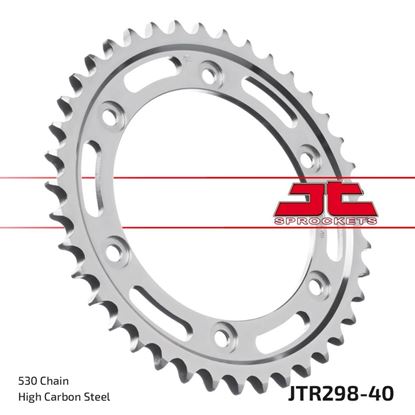 Picture of JT Rear Sprocket Honda NS400R 85-88, VFR400R (NC21) 86  (298-40) (Single)