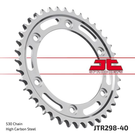 Picture of JT Rear Sprocket Honda NS400R 85-88, VFR400R (NC21) 86  (298-40) (Single)