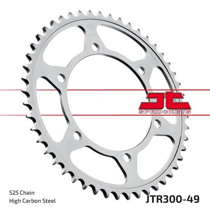 Picture of JT Rear Sprocket Honda XRV650 88-90 (300-49) (Single)