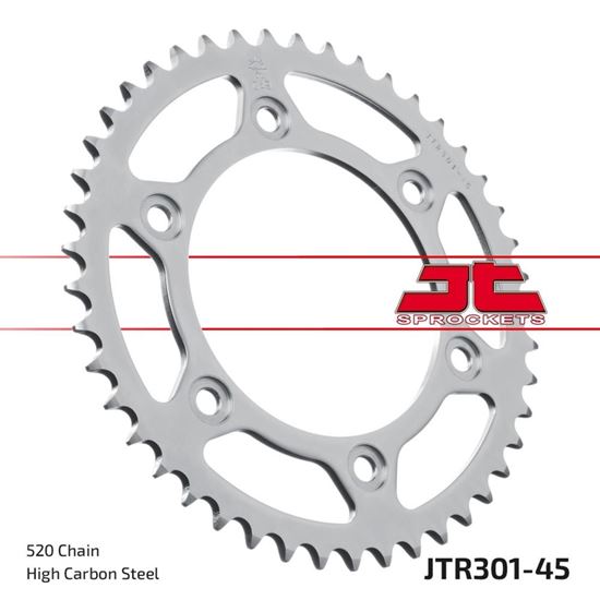 Picture of JT Rear Sprocket Honda XR650L 93-23 (301-45) (Single)