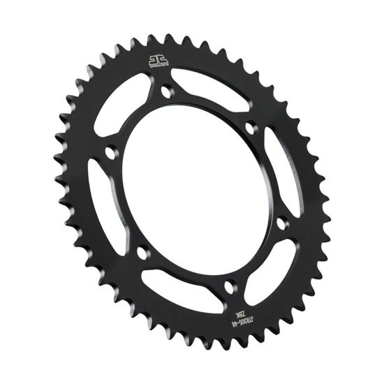 Picture of JT Rear Sprocket Honda NX650 95-01, Yamaha XJ6 09-15, XJ6 ABS 09-15, XJ6 Diversion 09-15 (Black Zinc) (305-46) (Single)